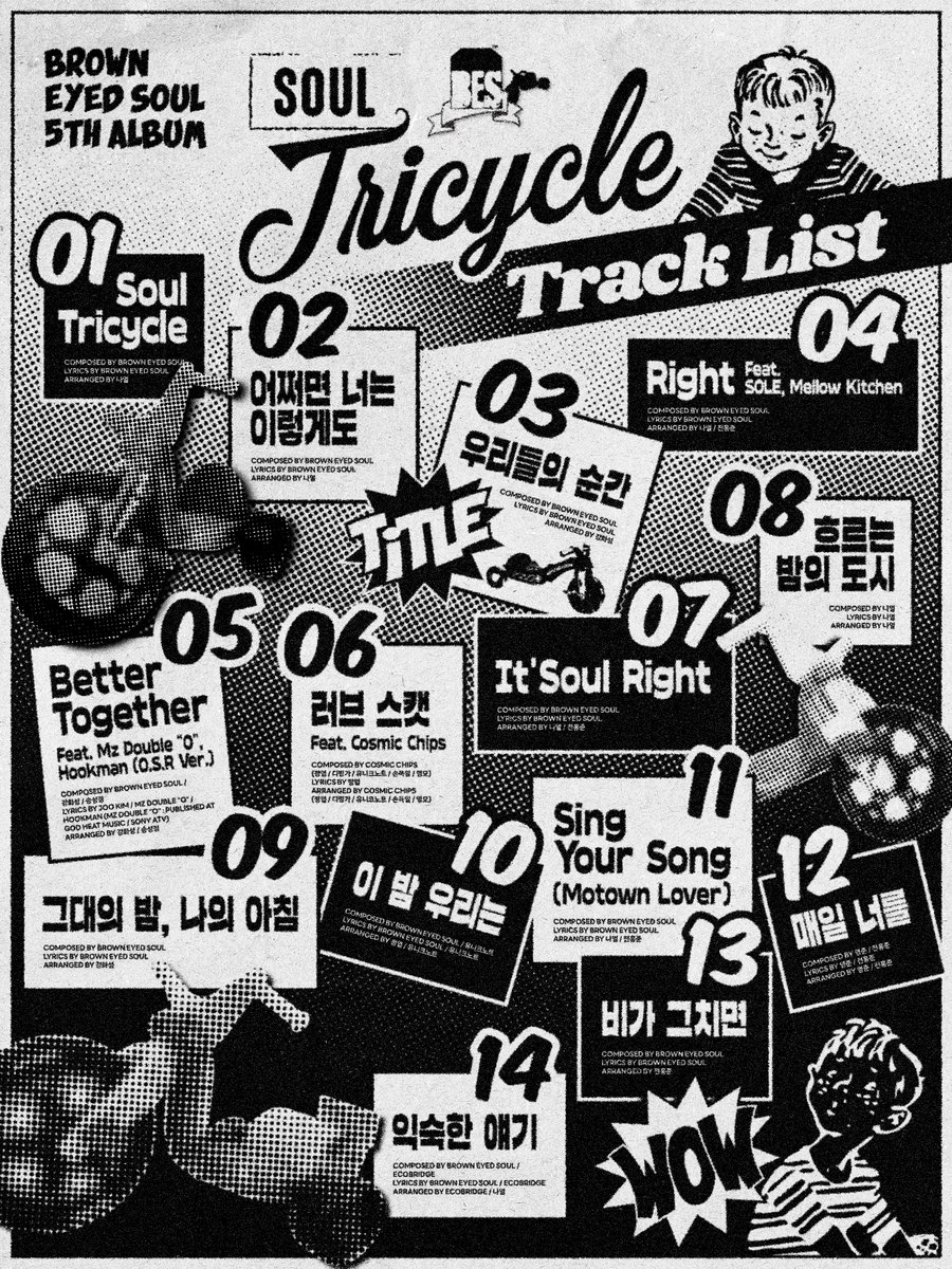 ブラウンアイドソウルの初アルバム、正規5集トラックリスト公開